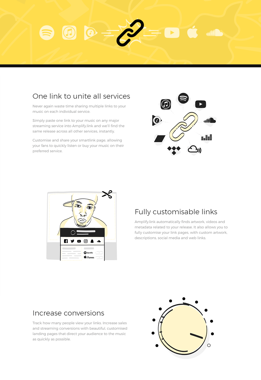 amplify.link illustrations