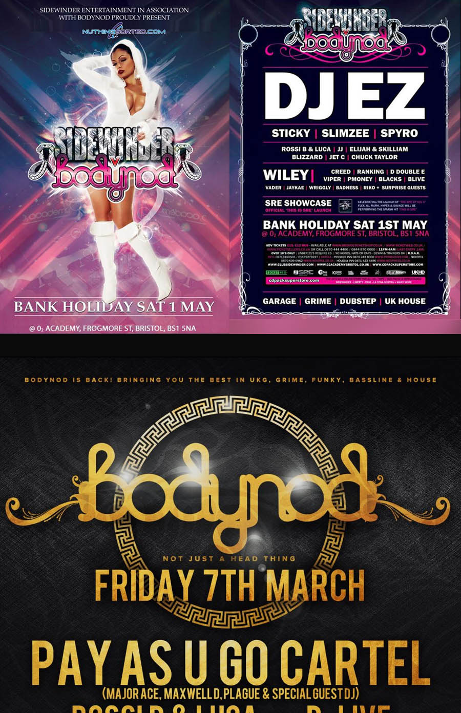 bodynod flyer dj ez bristol pay as u go cartel